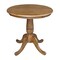 International Concepts Round 30 in Round Top Pedestal Table, 28.9 inH, Pecan, 30 in W, 30 in L, 28.9 in H, Wood, Pecan K59-30RT - alternate 1